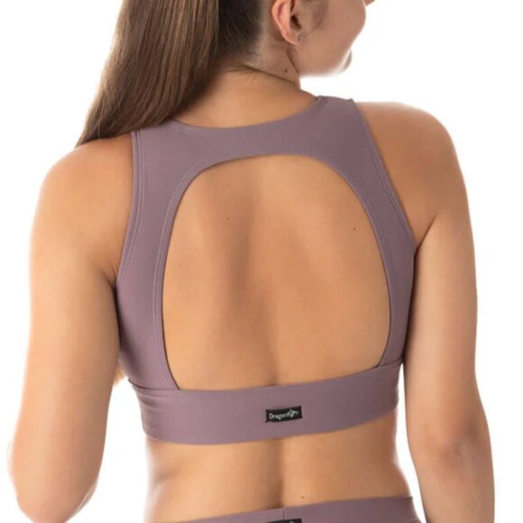 NWOT Dragonfly Rachel Pole Top - Lilac, Size S - Picture 5 of 6